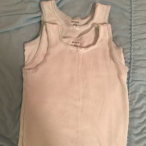 Carter's Shirts & Tops - Girls White Undershirts 2 pack Sz 2/3T Carter's Shirts & Tops - Girls White Undershirts 2 pack Sz 2/3T